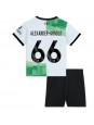 Liverpool Alexander-Arnold #66 Venkovní dres pro děti 2023-24 Krátký Rukáv (+ trenýrky)